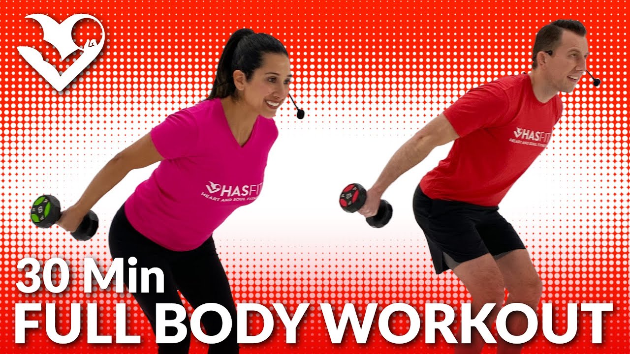 30 Minute Full Body Workout with Dumbbells – Total Body Workouts with ...
